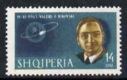 Albania 1963 Soviet Astronauts 14L Bykovsky unmounted mint, Mi 761