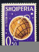 Albania 1962 Sputnik I 0L50 unmounted mint, Mi 663