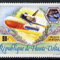Upper Volta 1983 Space Shuttle Challenger 90f from World Events set, SG 665 unmounted mint*