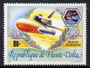 Upper Volta 1983 Space Shuttle Challenger 90f from World Events set, SG 665 unmounted mint*