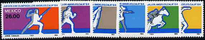 Mexico 1984 Olympic Games set of 6 unmounted mint, SG 1708-13