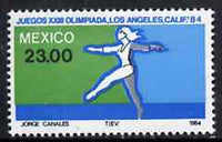 Mexico 1984 Gymnastics 23p from Olympic Games set, SG 1710 unmounted mint*