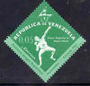 Venezuela 1962 Putting the Shot 5c from National Games Diamond shaped set, SG 1740 unmounted mint