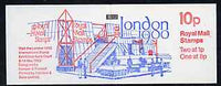 Great Britain 1980 'London 1980' International Stamp Exhibition 10p booklet complete, SG FB11