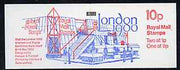 Great Britain 1980 'London 1980' International Stamp Exhibition 10p booklet complete, SG FB11