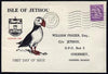 Great Britain - Jethou 1961 Puffin Illustrated cover from Guernsey bearing 3d Regional canc Dec 1st, reverse shows complete set of 3 Jethou birds h/stamped EUROPA,and cancelled Jethou Dec 1st
