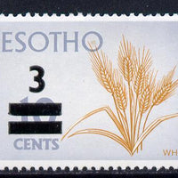 Lesotho 1977 3c on 10c (Wheat) unmounted mint SG 342