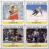 Eritrea 1984 Los Angeles Olympic Games perf set of 8 unmounted mint