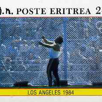 Eritrea 1984 Los Angeles Olympic Games (Hammer) imperf deluxe sheet ($240 value)