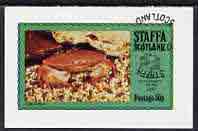 Staffa 1974 Sea Creatures - UPU Centenary (Edible Crab) imperf souvenir sheet (50p value) cto used