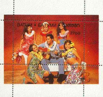 Batum 1996 Elvis Presley (Paradise Hawaiian Style) perf souvenir sheet unmounted mint