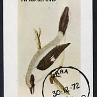 Nagaland 1972 Grey Shrike imperf souvenir sheet (2ch value) cto used