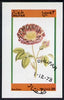 Dhufar 1973 Flowers (Rosa Galica) imperf souvenir sheet (2R value) cto used