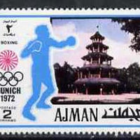 Ajman 1971 Boxing 2dh from Munich Olympics perf set of 20, Mi 727 unmounted mint
