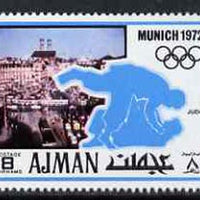Ajman 1971 Judo 8dh from Munich Olympics perf set of 20, Mi 732 unmounted mint