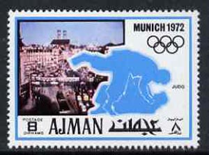 Ajman 1971 Judo 8dh from Munich Olympics perf set of 20, Mi 732 unmounted mint