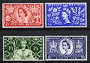 Great Britain 1953 Coronation set of 4 unmounted mint, SG 532-35