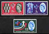 Great Britain 1962 National Productivity Year unmounted mint set of 3 (phosphor) SG 631p-33p