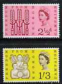 Great Britain 1963 Freedom From Hunger unmounted mint set of 2 (phosphor) SG 634p-35p