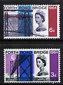 Great Britain 1964 Opening of Forth Road Bridge unmounted mint set of 2 (phosphor) SG 659-60p*