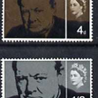 Great Britain 1965 Churchill Commemoration unmounted mint set of 2 (ordinary) SG 661-62