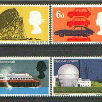 Great Britain 1966 British Technology unmounted mint set of 4 (phosphor) SG 701-04p