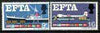 Great Britain 1967 EFTA set of 2 (ordinary) unmounted mint SG 715-16