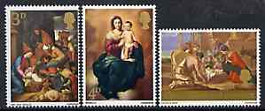 Great Britain 1967 Christmas unmounted mint set of 3, SG 756-58*