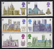 Great Britain 1969 British Architecture - Cathedrals unmounted mint set of 6, SG 796-801