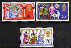 Great Britain 1969 Christmas unmounted mint set of 3, SG 812-14*