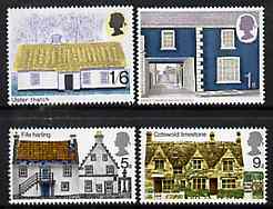 Great Britain 1970 British Rural Architecture - Cottages unmounted mint set of 4, SG 815-18*