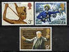Great Britain 1972 General Anniversaries set of 3 unmounted mint SG901-3
