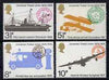 Great Britain 1974 Centenary of UPU set of 4 unmounted mint, SG 954-57