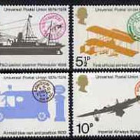 Great Britain 1974 Centenary of UPU set of 4 unmounted mint, SG 954-57