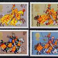 Great Britain 1974 Medieval Warriors set of 4 unmounted mint, SG 958-61