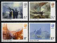 Great Britain 1975 Birth Centenary of Turner (Paintings) set of 4 unmounted mint SG 971-4