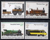 Great Britain 1975 150th Anniversary of Public Railways set of 4 unmounted mint, SG 984-87