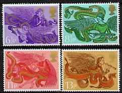Great Britain 1975 Christmas - Angels set of 4 unmounted mint, SG 993-96