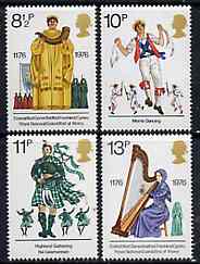Great Britain 1976 British Cultural Traditions unmounted mint set of 4 SG 1010-13