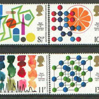 Great Britain 1977 Royal Institute of Chemistry Centenary unmounted mint set of 4 SG 1029-32