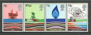 Great Britain 1978 Energy Resources unmounted mint set of 4, SG 1050-53