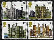 Great Britain 1978 British Architecture (Historic Buildings) unmounted mint set of 4 SG 1054-57