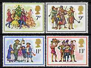 Great Britain 1978 Christmas unmounted mint set of 4 SG 1071-74 (gutter pairs available price x 2)