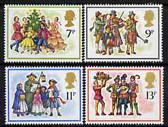 Great Britain 1978 Christmas unmounted mint set of 4 SG 1071-74 (gutter pairs available price x 2)