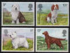 Great Britain 1979 Dogs set of 4 unmounted mint SG 1075-78 (gutter pairs available price x 2)