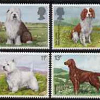 Great Britain 1979 Dogs set of 4 unmounted mint SG 1075-78 (gutter pairs available price x 2)