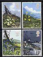 Great Britain 1979 Spring Wild Flowers set of 4 unmounted mint SG 1079-82 (gutter pairs available price x 2)