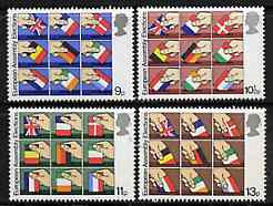 Great Britain 1979 First Direct Elections to European Assembly set of 4 unmounted mint SG 1083-86 (gutter pairs available price x 2)