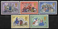 Great Britain 1979 Christmas set of 5 SG 1104-08 unmounted mint (gutter pairs available price x 2)