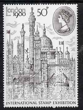 Great Britain 1980 'London 1980' International Stamp Exhibition, unmounted mint SG 1118 (gutter pairs available price x 2)